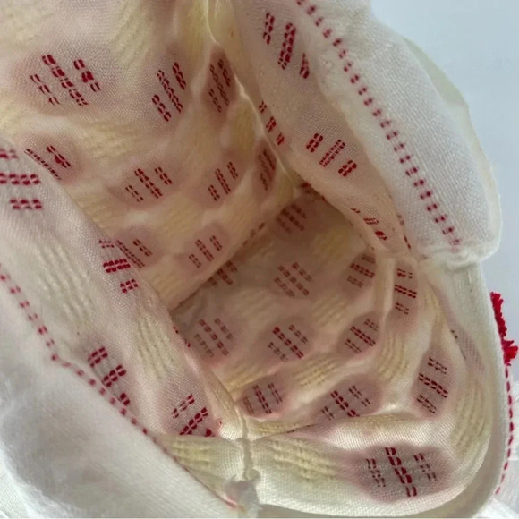 Wool handwoven Pom Pom satchel 13x13 - Picture 6 of 6